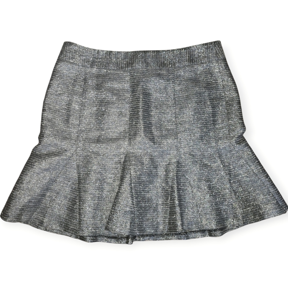 Banana Republic Silver A-Line Skirt